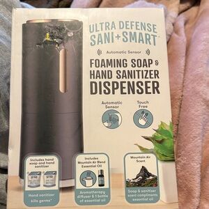 Black Foaming Soap & Hand Sanitizer Dispenser never opened